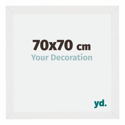 Your Decoration - Fotolijst 70x70 cm - MDF - Wit Hoogglans - Mura