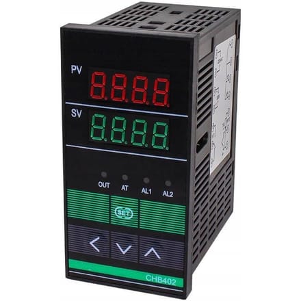 Rosfix Temperatuurregelaar CHB402 - PID met Auto-Tuning Fuzzy Logic - 48x96mm, 0–400°C, Thermokoppel