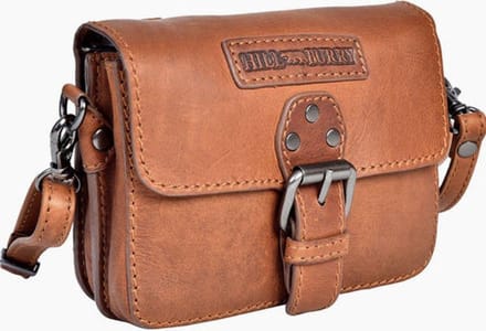 Hill Burry- Hillburry -3280-Schoudertas-Small- Leer - Bruin-Brown