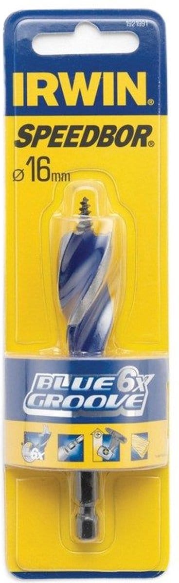 Irwin Blue Groove Speedboor 6X 16 mm x 4 - 1921991