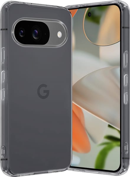 Hoes - Geschikt voor Google Pixel 9 - Sterk & Shockproof - Hoesje Cover - Siliconen Case - Transparant
