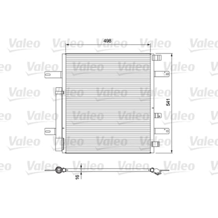 Condensor, airconditioning NIEUW DEEL VALEO 815061