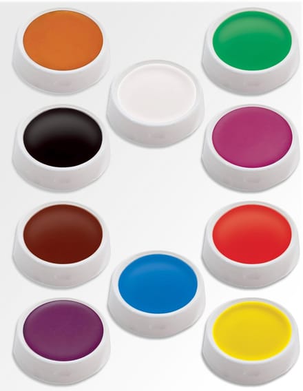 PTIT CLOWN - Make-up zwarte olie schaduw - Wit