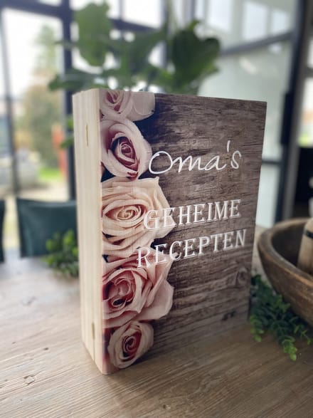 Recepten - bewaarbox - Oma's geheime recepten - moederdag cadeautje