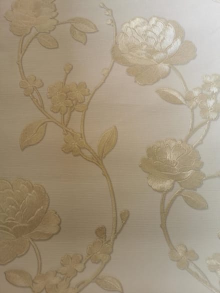 bloemen behang goud dubbelbreed paradijs flowers 30538-2