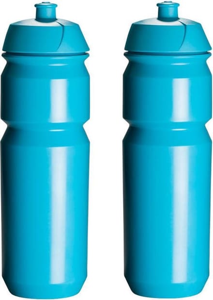 2 x Tacx Shiva Bidon - 750 ml - Lichtblauw - Drinkbus