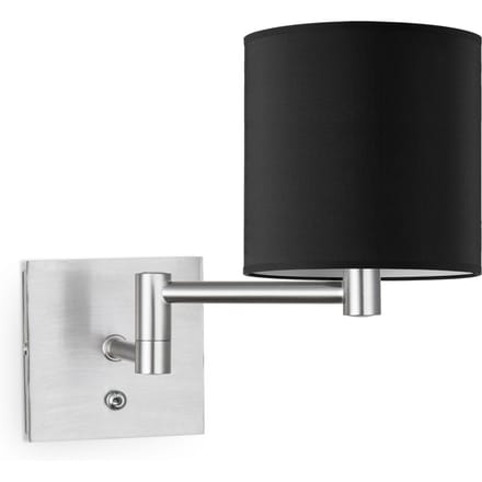 wandlamp swing bling Ø 16 cm - zwart