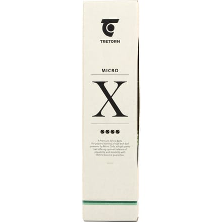 Tretorn Micro X Tennisballen 4-pack Drukloos - Geel
