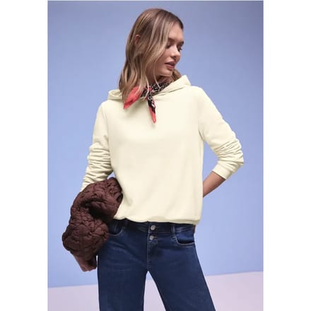 Hoodie in effen kleur