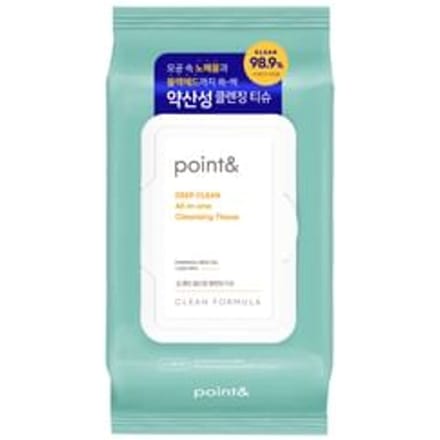 dot solution - point& Deep Clean All Kill Makeup Cleansing Tissue 2026 Version - 80 sheets