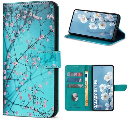 Solidenz hoesje - Geschikt voor Samsung Galaxy S24 FE - Bookcase - Sierkers