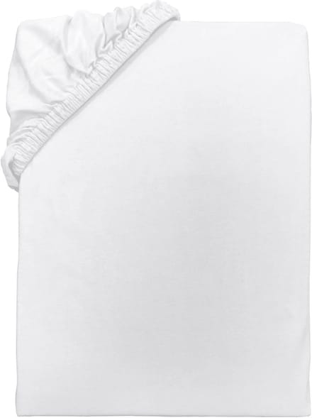 BINK Bedding Hoeslaken Wit 90 x 200 - 100% Jersey Katoen