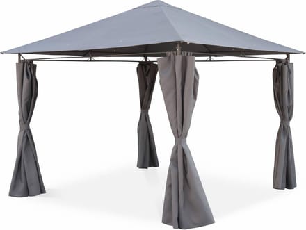 sweeek - Paviljoen met gordijnen, 3x3m - elusa