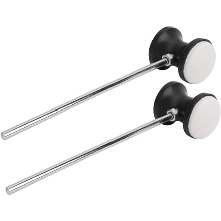 2 stuks Drum Pedaal Klopper Hamer Vervangingsonderdeel Percussie Instrument Accessoires black