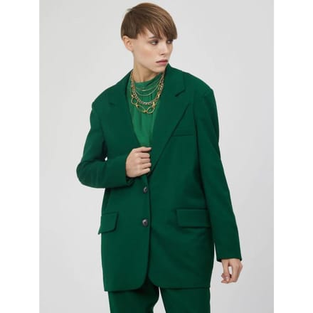 SILVIAN HEACH REGELMATIGE BLAZER MET ENKELE BORST