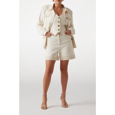 GUESS Naomi Short Denim Sandy Shore Taglia: 42 | Pantaloncini Outlet | Donna | Blu