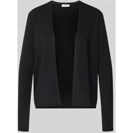 regular fit vest van een katoen-viscosemix
