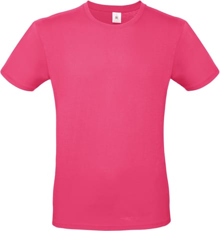 Classic E150 T-shirt B&C Collectie - Fuchsia - Maat XXL