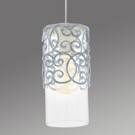 EGLO Grijsblauwe hanglamp Vintage