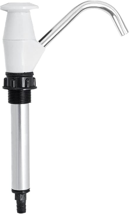 Handpomp voor wastafel - Kraanpomp - Water Pompen - Energiebesparend - 5.8x16x5.8 cm - Wit