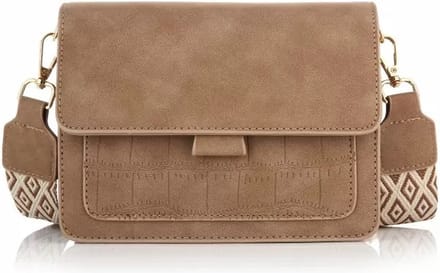 Schoudertasje - Crossbodytasje - Taupe
