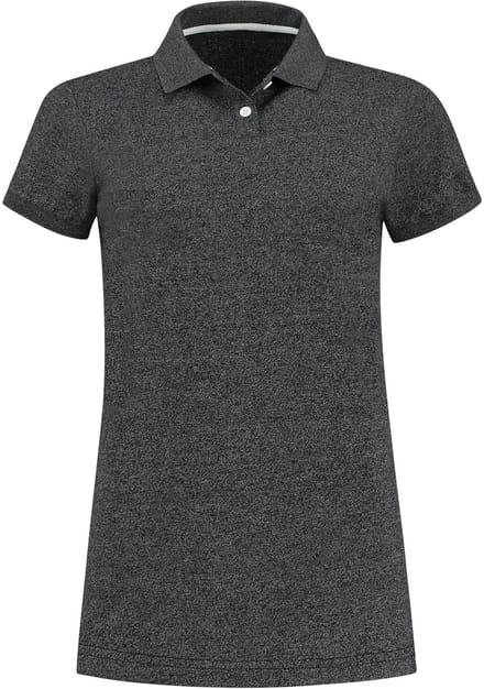 Lemon & Soda Heather black polo voor dames maat L