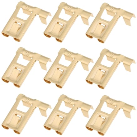 JHUBERS - 50 Stuks Gebogen Crimp Spade Terminals 11-15 AWG voor Tractor en Auto