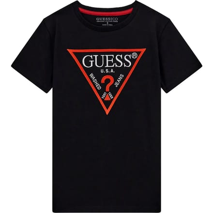 T-shirt met logo 1981 kind Guess