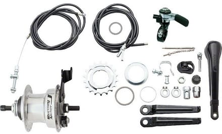 Sturmey Archer - Versnellingsnaaf - 3 Speed - X-RD3 met Trommelrem