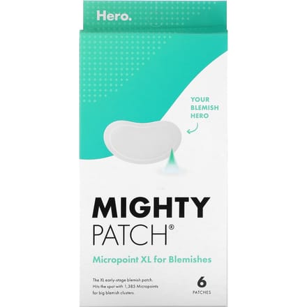 Mighty Patch® Micropoint XL voor Acne, 6 Pleisters blue