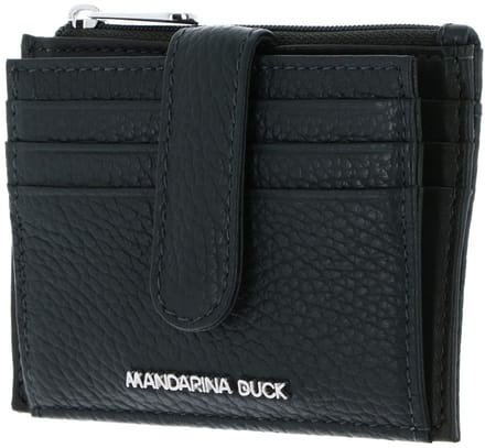 MANDARINA DUCK Leren kaarthoes Mellow Leather Card Case Grape (rood)paars