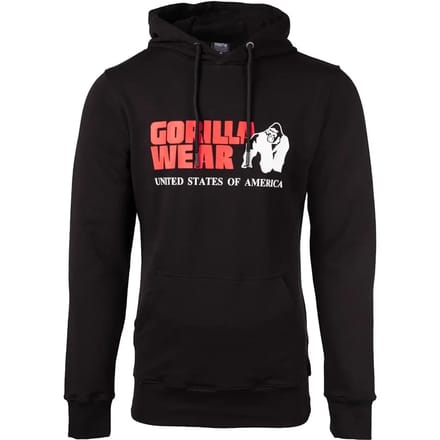 Gorilla Wear Classic Hoodie - Zwart - S