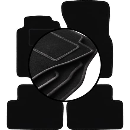 Complete set veloursmatten voor: Volvo S90 I sedan (1997-1998)