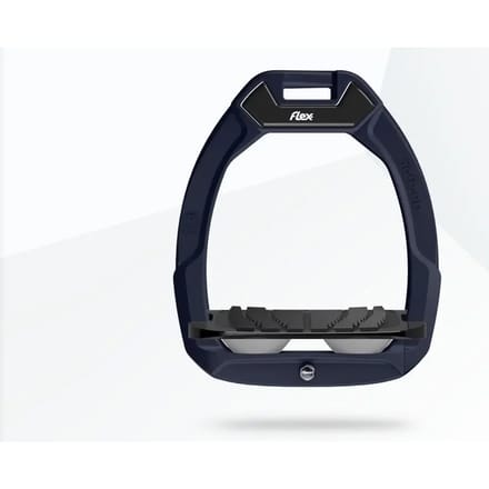 Veiligheidsstijgbeugels Paardrijden Ingeleid Grip Rood/Zwart/Grijs Flex-On Safe-On