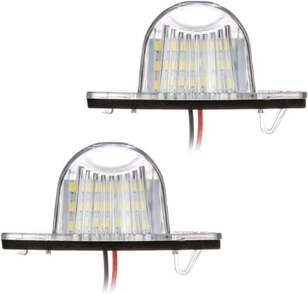 Set van 2 LED Kentekenplaatverlichting met 18 LEDs voor diverse Modellen