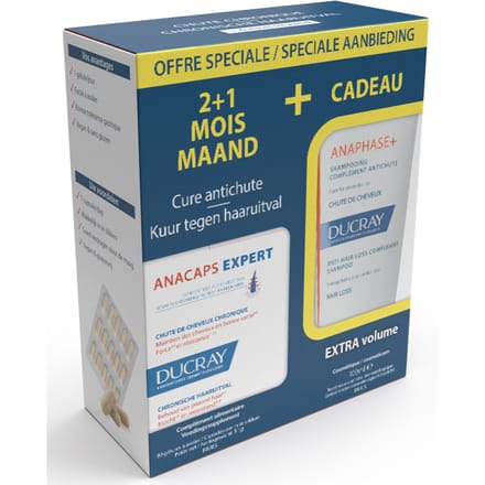Ducray Anacaps Expert 90 Capsules + Anaphase+ Shampoo 100ml Promo