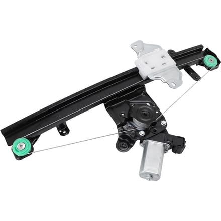 Lève-vitre électrique avec moteur Puissant alliage d'acier Lève-vitre électrique Assemblage de levage Remplacement pour Sentra black