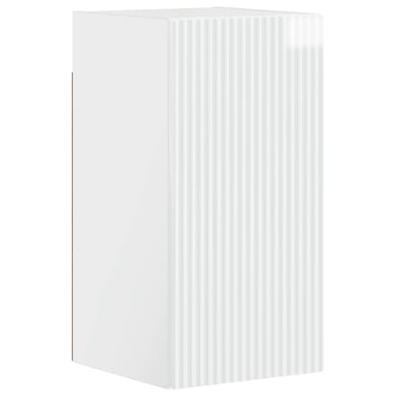 vidaXL - Badkamer - wandkast - ARNHEM - Hoogglans - Wit - 30 - x - 31 - x - 59 - cm