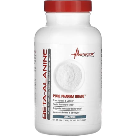Metabolic Nutrition, Bêta-Alanine, Non aromatisé, 3,52 oz (100g)