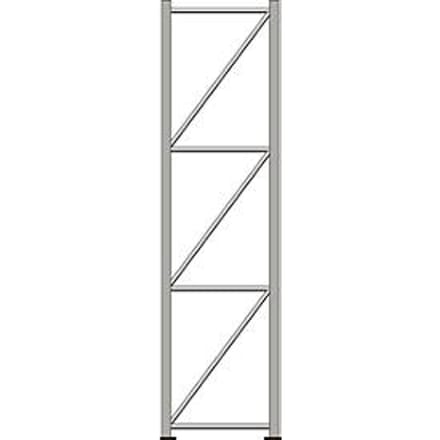 Staanderframe, voor stellingsysteem WR 600, H 3000 x D 600 mm