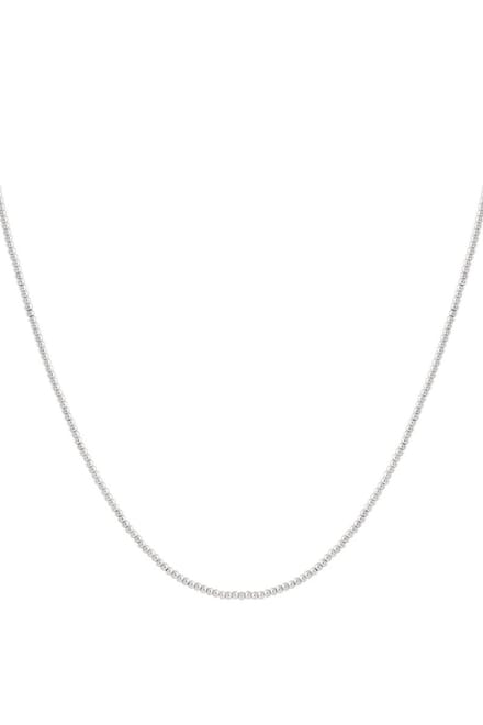Bijoutheek Collier Ballen 2,5mm Zilver