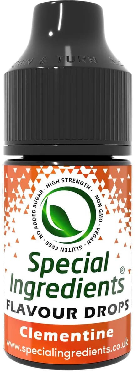 Clementine Smaak Druppels - 30 ml - Smaakdruppels - Flavour Drops - Moderne Gastronomie - Moleculair Koken - Hersluitbare Pot - Recycled Plastic