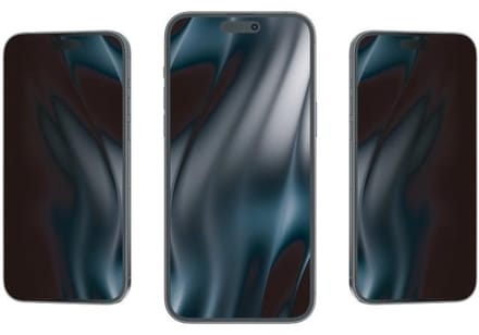 Rixus Privacy Full Curved Edge Tempered Glass For Apple iPhone 17 (10-Pack)