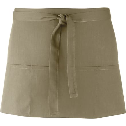 Premier Dames/Dames Kleuren 3 Zakschort / Werkkleding (Pakket van 2) (Olijf)