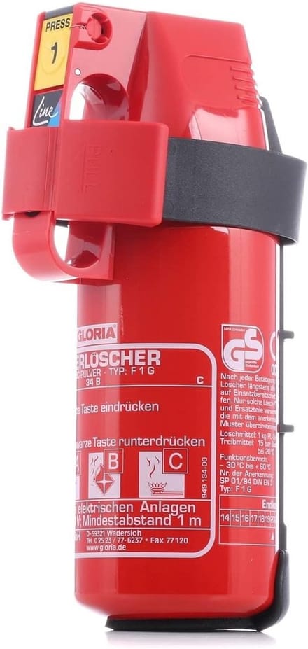 F1G brandblusser voor voertuigen - Compact en gebruiksvriendelijk