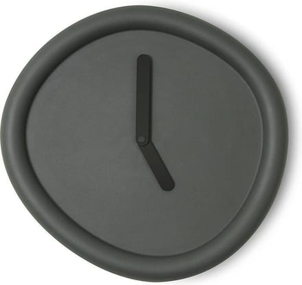 Ronde Klok Diepgroen / Round Clock Deepgreen- Design klok Werkwaardig