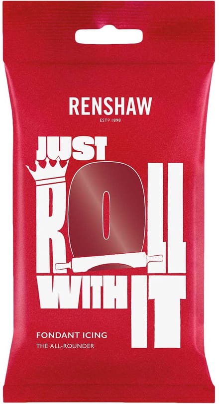 Renshaw Rolfondant Pro - Robijn Rood - 250g