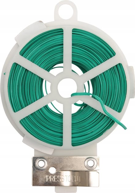 Toya Tuinaarde - Gecoat Tuindraad - 30M - Dikte 0,5 mm - Met Snijder