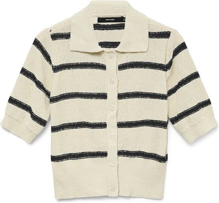 VERO MODA - VMCHERRY 2/4 POLONECK PULLOVER GA - Dames - Gebreide truien
