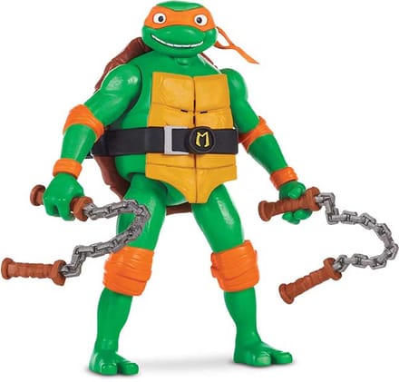 Playmates Toys Turtles Mutant Mayhem Ninja Shouts Figure - Michelangelo